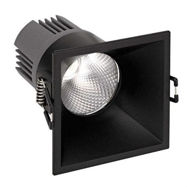 SIMON 70322038-482 Downlight SIMON 703.22 confort cuadrado 2700K óptica Wide flood negro