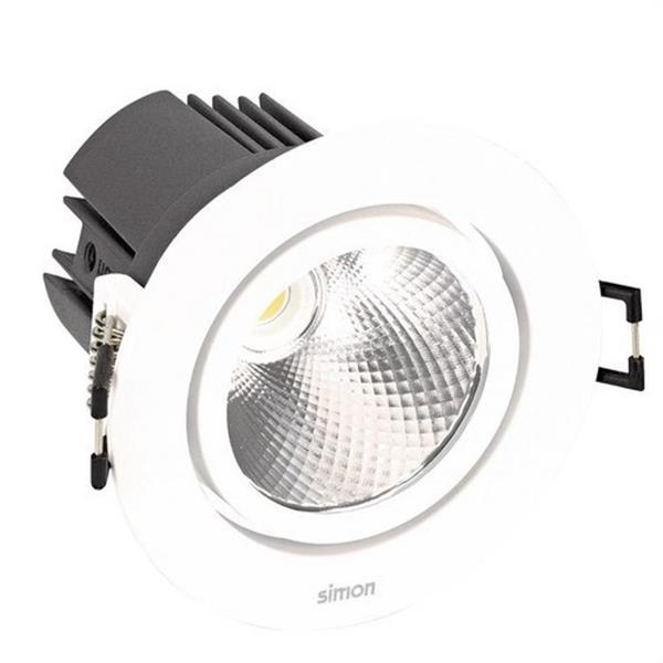 SIMON 70323330-282 Downlight SIMON 703.23 orientable redondo 2700K óptica Spot DALI blanco