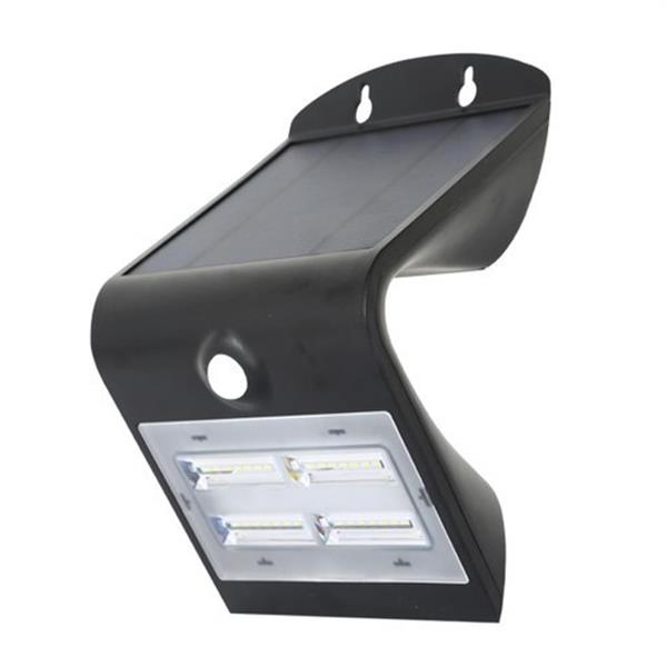FENOPLASTICA 8502 N Aplique solar 3,2W 400lm 4000K ángulo de detección 120º negro