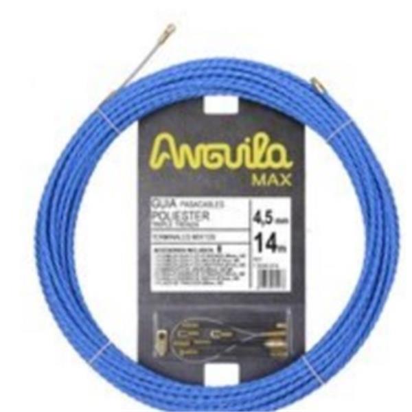 ANGUILA 70419040 Pasacables intercambiable triple trenza 40m VH450 azul poliéster diámetro 4,5mm