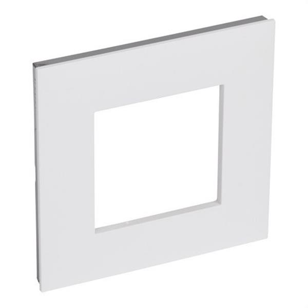 LEGRAND 741011 Placa VALENA NEXT con 1 elemento blanco/cromo