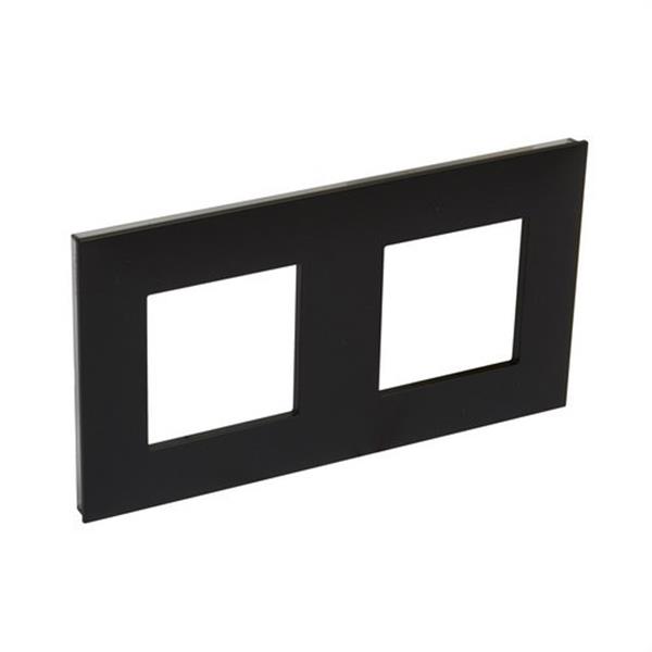 LEGRAND 741052 Placa VALENA NEXT con 2 elementos dark