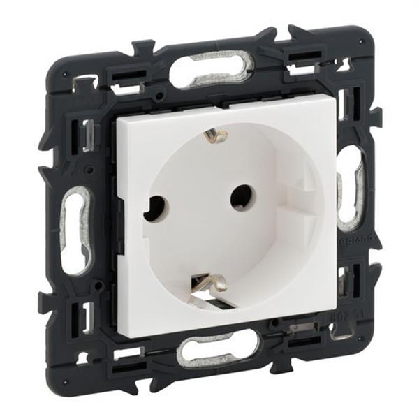 LEGRAND 741220 Base VALENA NEXT 2P+T 16A tornillo blanco