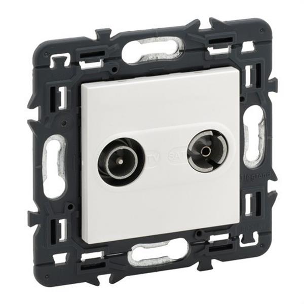 LEGRAND 741271 Base TV/R-SAT final VALENA NEXT blanco