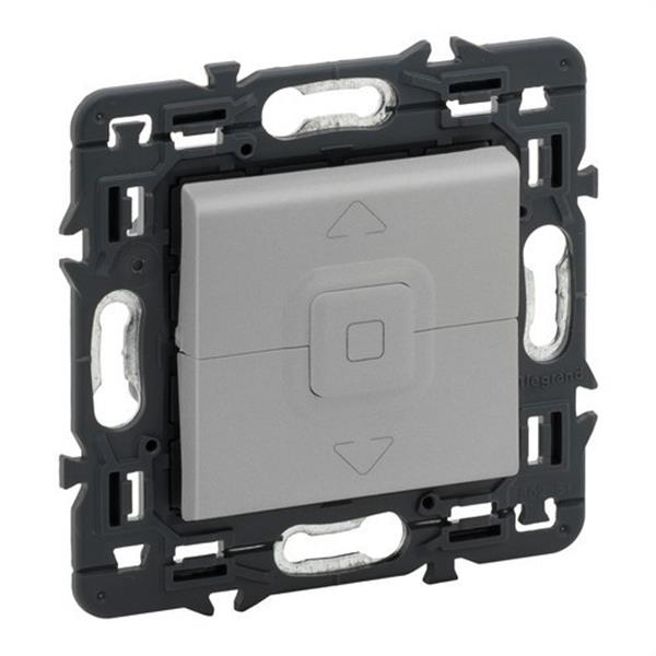 LEGRAND 741353 Pulsador doble VALENA NEXT 6A aluminio