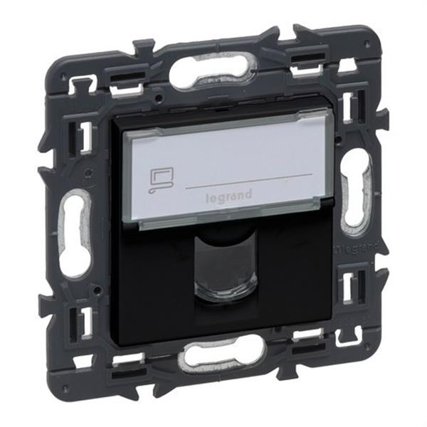 LEGRAND 741475 Base VALENA NEXT 1XRJ45 UTP categoría 6 dark