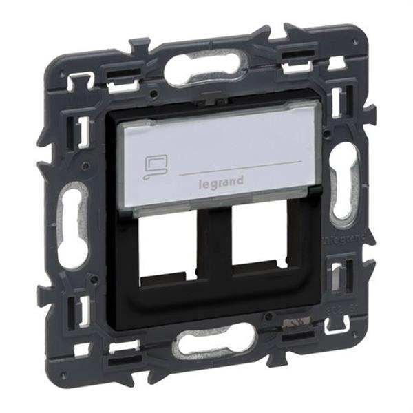 LEGRAND 741478 Adaptador VALENA NEXT 2XRJ45 KEYSTONE dark