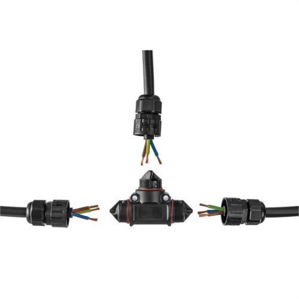 TEKOX WP3/DT Derivador 2P+T con 1 entrada 2 salidas para conexiones en "T" 0,5-2,5mm² IP68