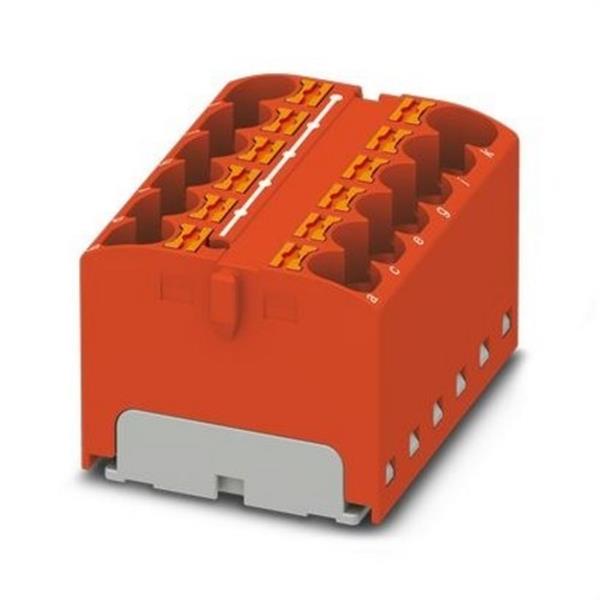 PHOENIX CONTACT 3273816 Bloque PTFIX 12X4 RD para distribución puenteado internamente tensión nominal 630V corrient