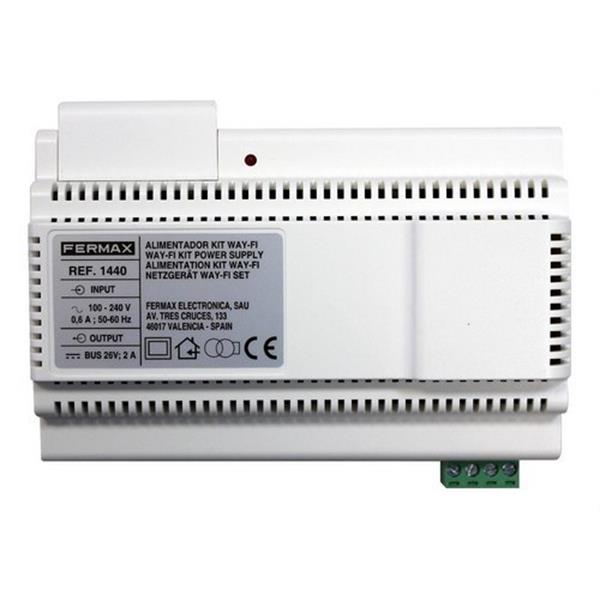 FERMAX 1440 Alimentador kit WAY-FI DIN8 26VDC-2A