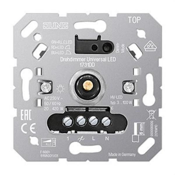 JUNG 1731DD Rotary dimmer led universal