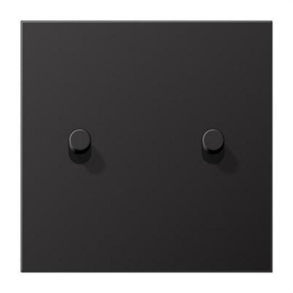 JUNG AL12-5DR01 Placa con 2 palancas cilindro 1 mecanismo dark LS912