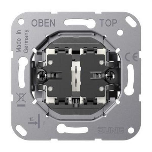 JUNG K509EU Mecanismo doble interrruptor 10AX/250V LS912