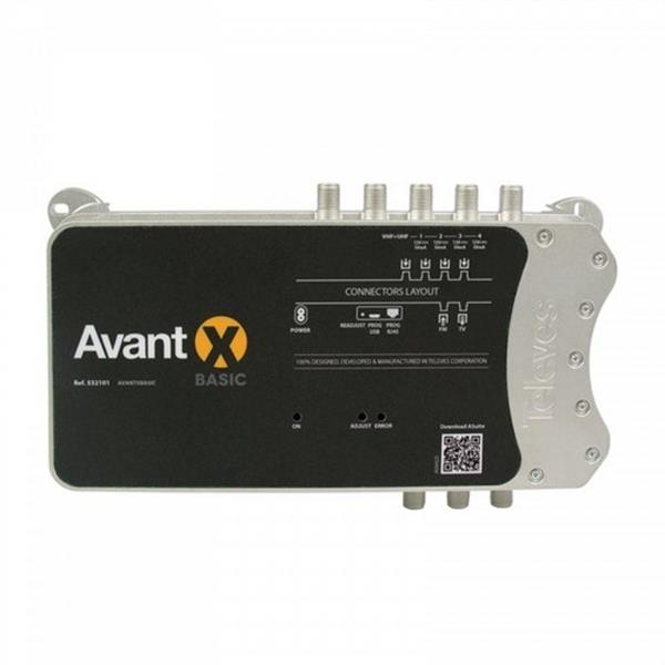 TELEVES 532101 *AMPLIFICADOR AVANT X BASIC FM-4xV/U 32 FILTROS AUTOLTE
