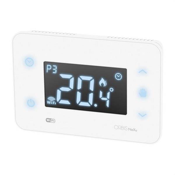 ORBIS OB326200 Cronotermostato NEXU conexión wifi semanal montaje superficie