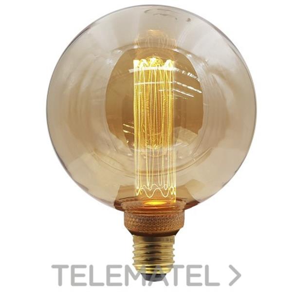 LAES 990409 Lámpara G125 Vintage Ámbar 1800K dimable 220-240V 3,5W