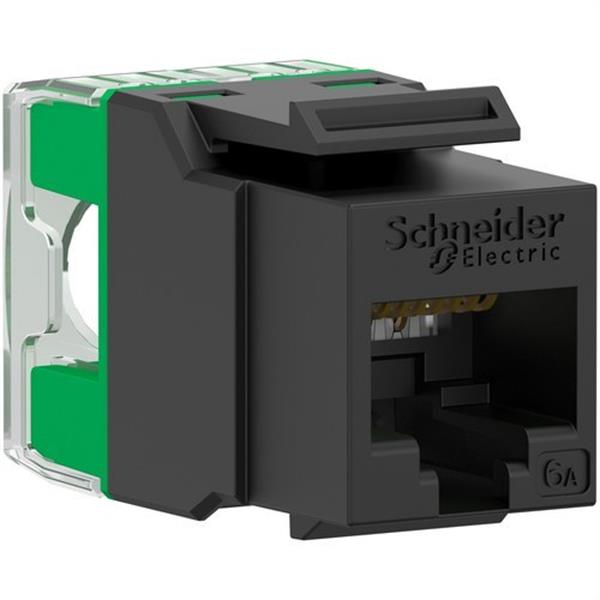 SCHNEIDER ELECTRIC VDIB1736XUBK Conector RJ45 Keystone UTP CAT6A negro