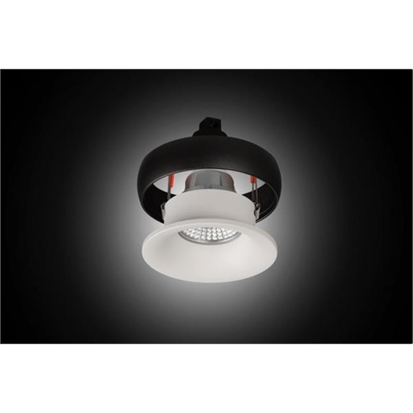 CONALUX 701 Empotrable redondo decorativo 701 sin lámpara blanco