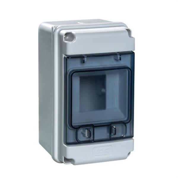 IDE CDN4G Cofret distribución IP65 1x4 módulos PT ABS superficie 177x102x105mm