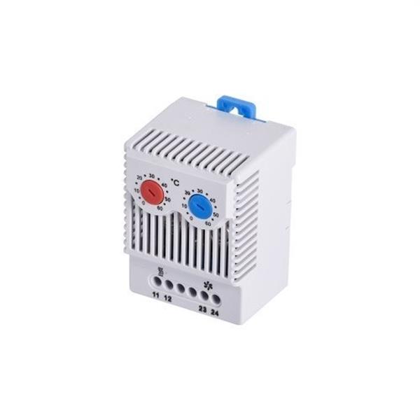 IDE TD03 Termostato doble NC+NA 0 - 60 °C terminal 4 polos IP20 62x59x42mm