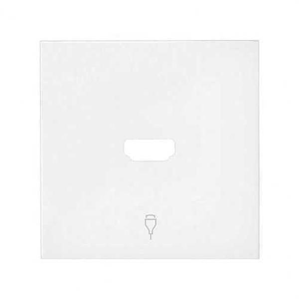SIMON 10001094-230 Tapa SIMON 100 para conector HDMI con 2 módulos blanco mate
