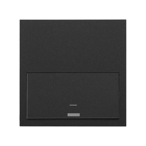 SIMON 10020112-238 Kit frontal SIMON 100 con 1 elemento interruptor IO SIMON negro mate