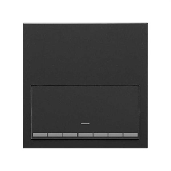 SIMON 10020114-238 Kit frontal SIMON 100 con 1 elemento interruptor regulable IO negro mate
