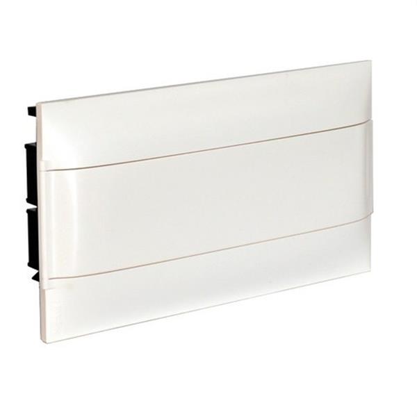 LEGRAND 137046 Caja empotrar Practibox S puerta lisa 1x18 filas para tabiques prefabricados