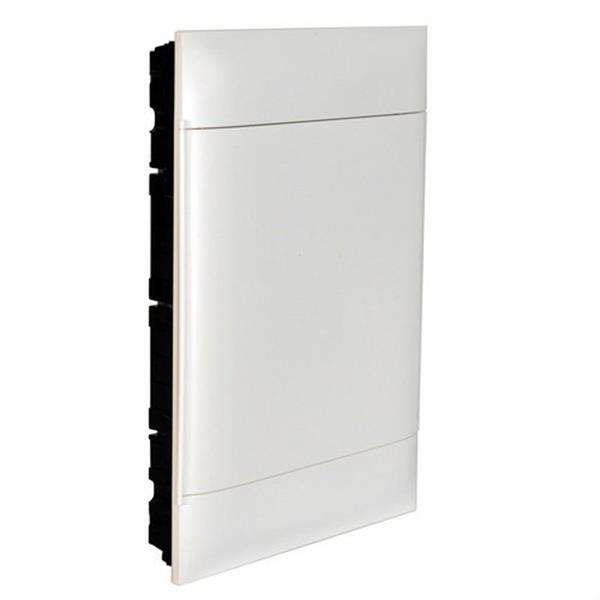 LEGRAND 137048 Caja empotrar Practibox S puerta lisa 3x18 filas para tabiques prefabricados