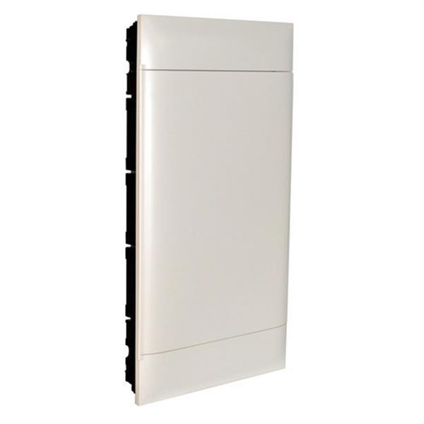 LEGRAND 137049 Caja empotrar Practibox S puerta lisa 4x18 filas para tabiques prefabricados