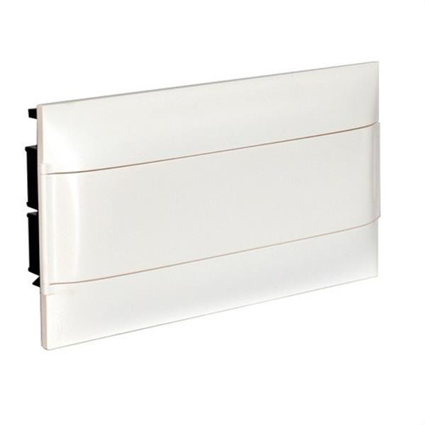 LEGRAND 137066 Caja empotrar Practibox S puerta lisa 1x18 filas para tabiques prefabricados