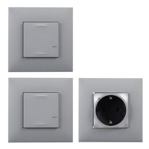 LEGRAND 741835 Pack extensión VALENA NEXT W/NETATMO aluminio