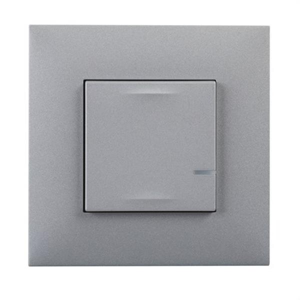 LEGRAND 741840 Interruptor luminoso VALENA NEXT W/NETATMO aluminio