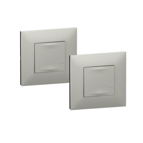 LEGRAND 741852 *INTERRUPTOR+CONMUTADOR VALENA NEXT W/NETATMO WL LUMINOSO ALUMINIO