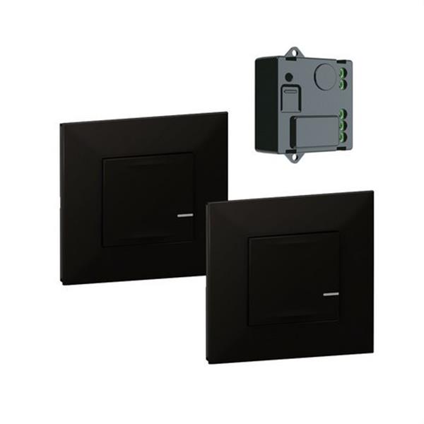 LEGRAND 741880 Micrófono ICR+2xconmutadores WL luminoso dark