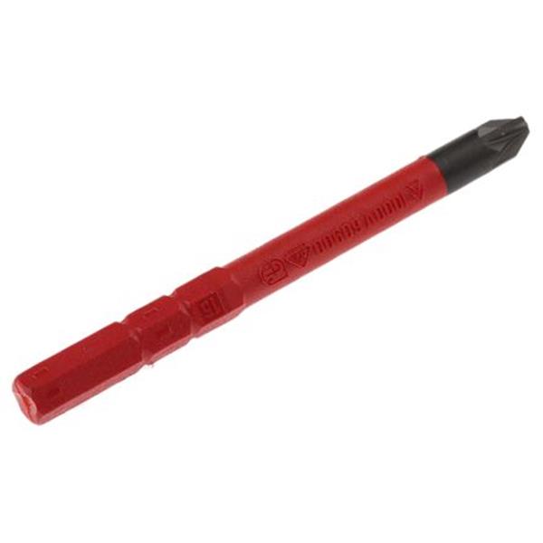 WIHA 34590 Punta bit SlimBit 2831142 PlusMinus/Pozidriv SL/PZ2x75mm electric