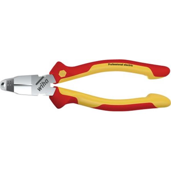 WIHA 38552 Alicates instalación Z14117006 170mm TriCut Professional electric para desaislar, pelar y c