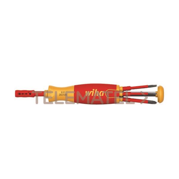 WIHA 38613 Destornillador cargador LiftUp electric SB283109021 Phillips, PlusMinus/Pozidriv y ranurado