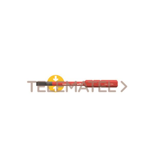 WIHA 41159 Punta bit SlimBit 283110035 ranurado 3,5x75mm electric