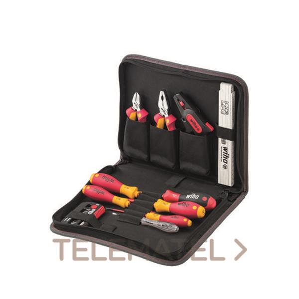 WIHA 41241 Kit herramientas 9300035 para electricistas (Bolsa de 31u)