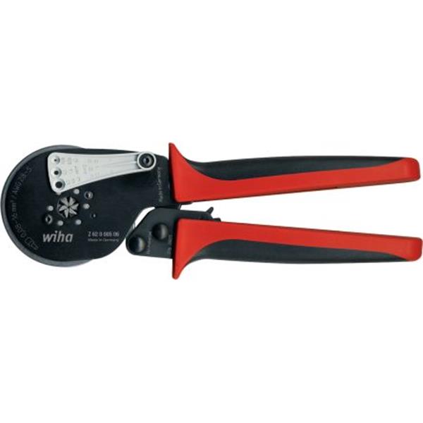 WIHA 41246 Crimpadora automática Z62000506SB con presión hexagonal para extremos de cables (En blíster