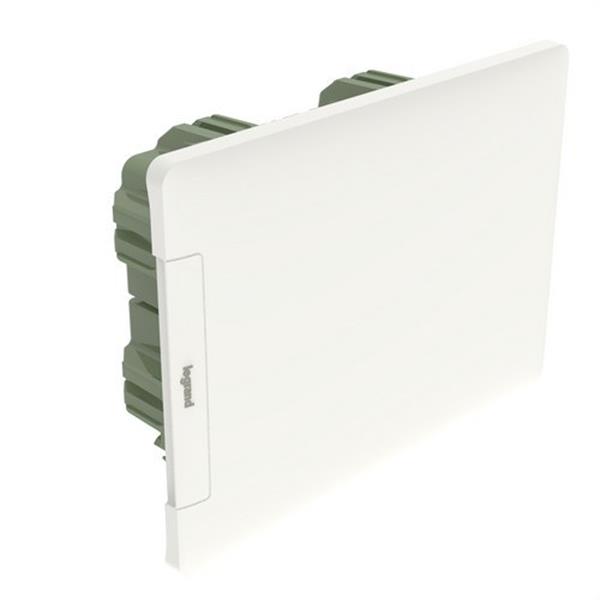 LEGRAND 401711 Caja modular empotrar 1 fila 8 módulos PRACTIBOX3 puerta blanca