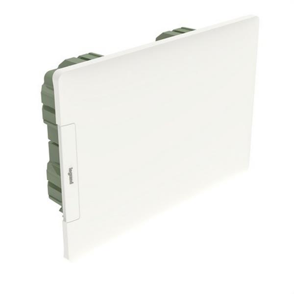 LEGRAND 401712 Caja modular empotrar 1 fila 12 módulos PRACTIBOX3 puerta blanca