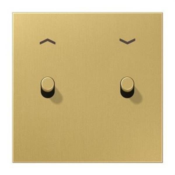 JUNG ME12-5PCR25 Placa con palanca cilindro con símbolos flechas latón classic