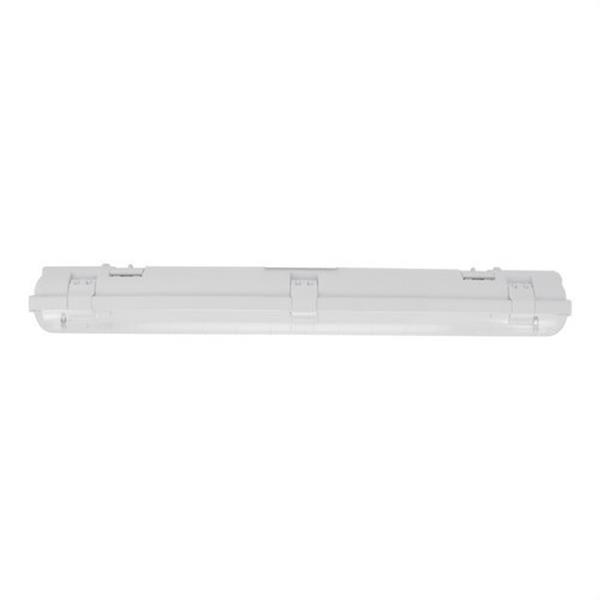 PRILUX 469852 Pantalla estanca BERLIN ECO LED 2x600mm 1EXT C/POLAR gris claro