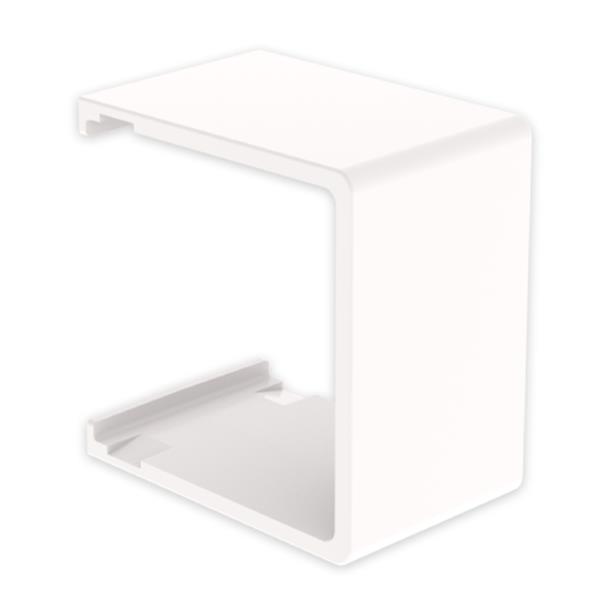 UNEX 31510-02 Pieza de unión U23X 35x35 cubre y protege los tubos en instalaciones de climatización blanc