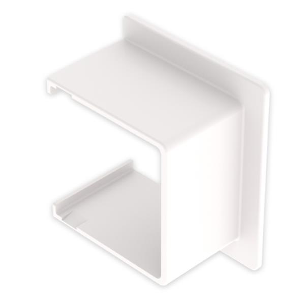 UNEX 31600-02 Pasamuros recto U23X 35x35 cubre y protege los tubos blanco RAL9010