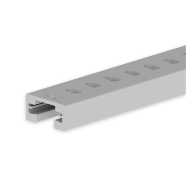UNEX 60202-48 Rail aislante 25x50x2000 U48X gris RAL7038