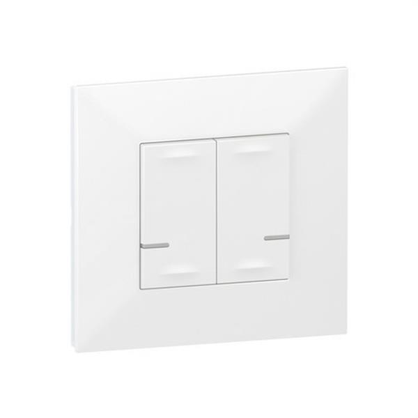 LEGRAND 741812 Comando doble iluminación inalámbrico blanco