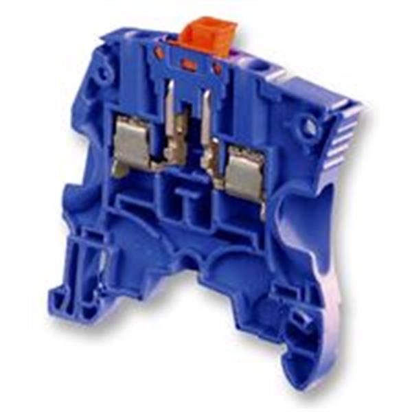 ENTRELEC 1SNK506020R0000 Borna de paso ZS6-BL azul